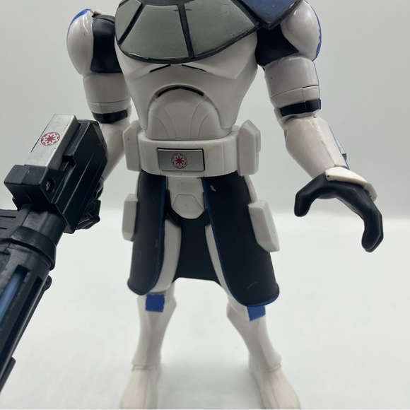 2009 HASBRO Star Wars 10" Figure COMMANDER REX CLONE Trooper Tested Working - Picture 3 of 11